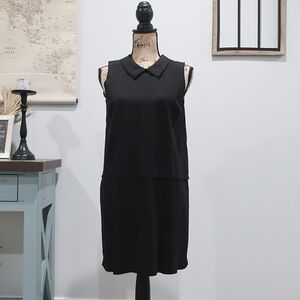 Madewell Black Collar Dress